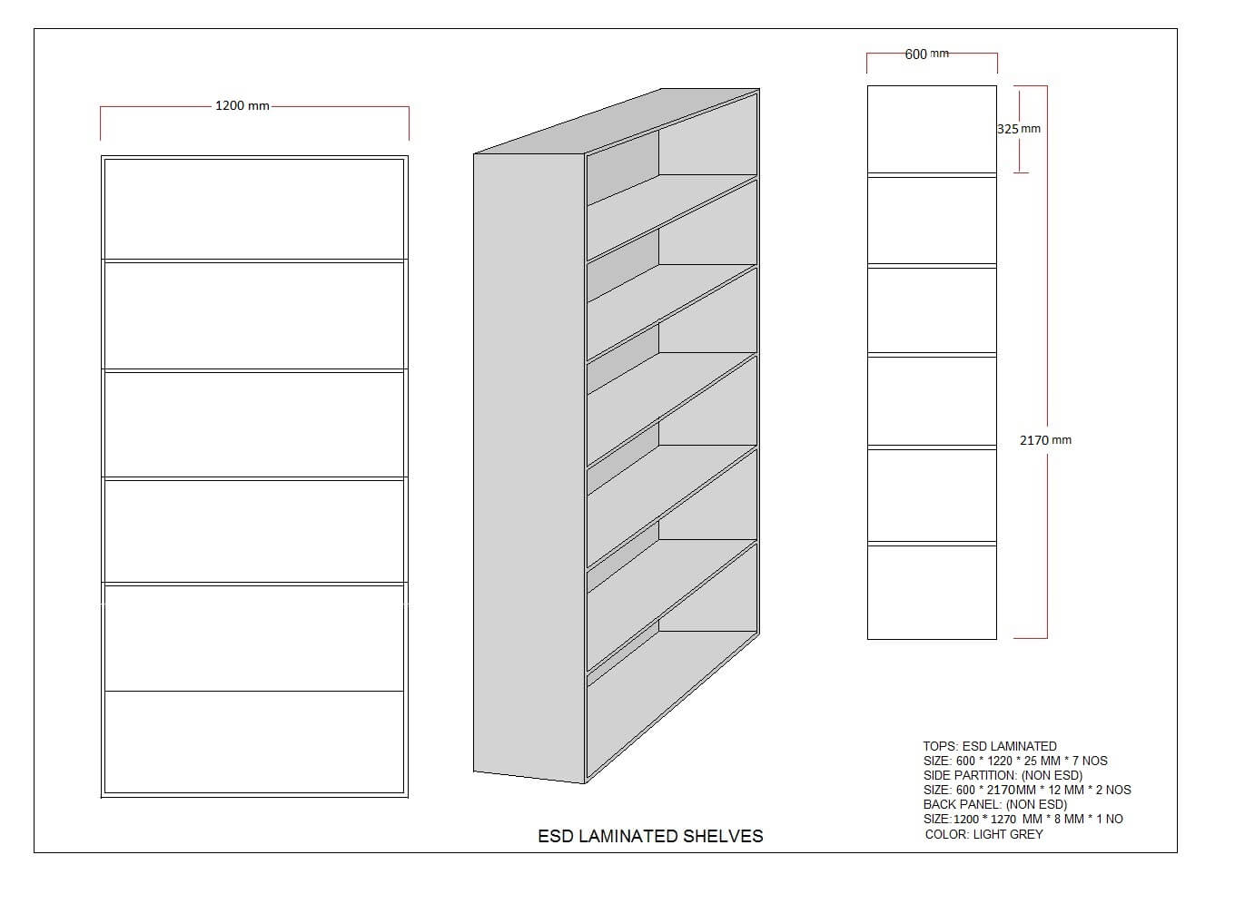 ESD LAMINATED